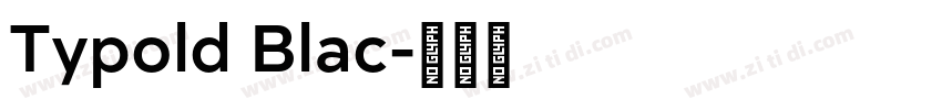 Typold Blac字体转换